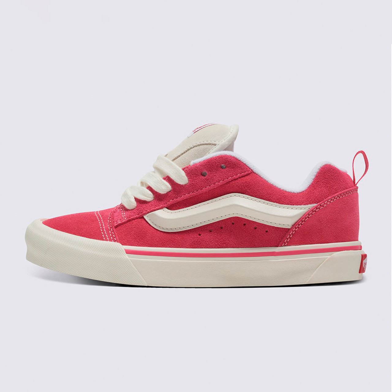 VANS KNU SKOOL PINK TRUE WHITE