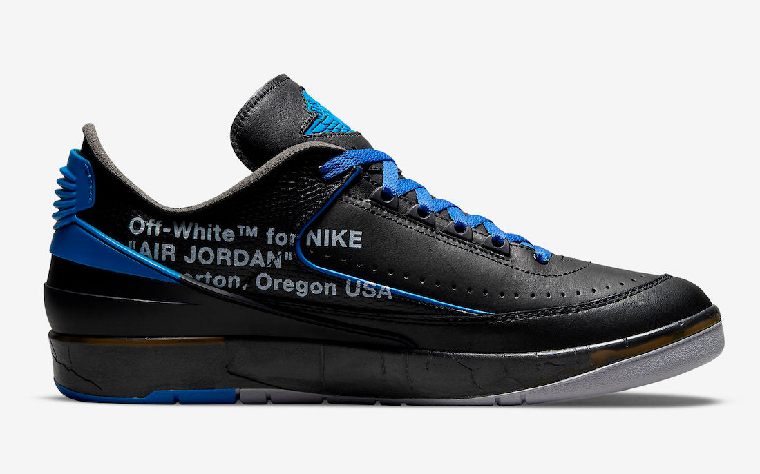 OFF-WHITE X AIR JORDAN 2 LOW SP BLACK ROYAL