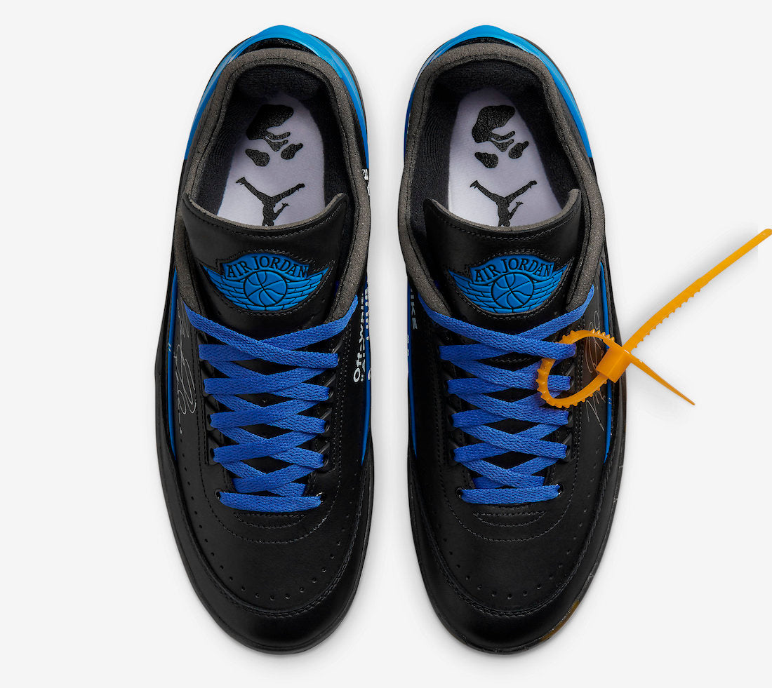 OFF-WHITE X AIR JORDAN 2 LOW SP BLACK ROYAL