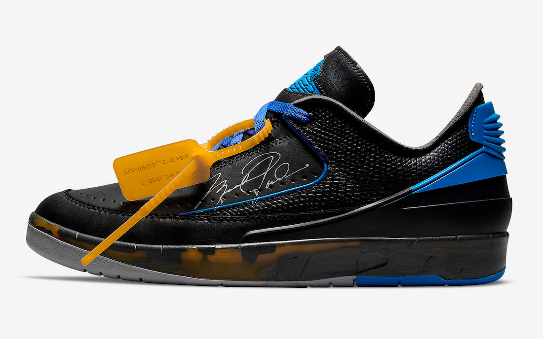 OFF-WHITE X AIR JORDAN 2 LOW SP BLACK ROYAL