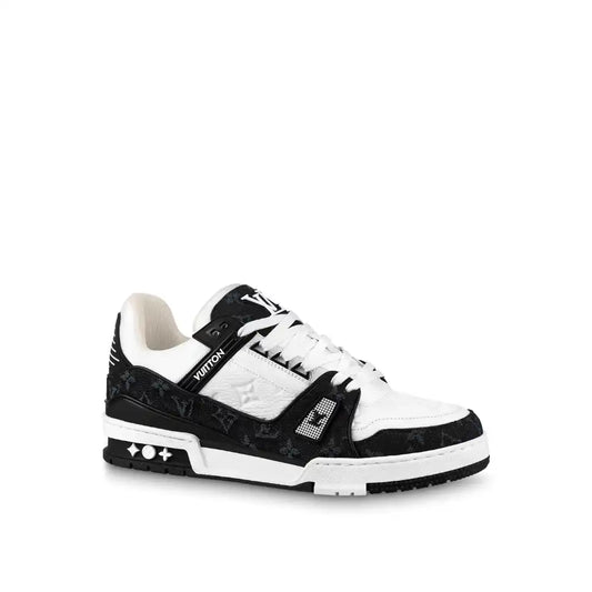 LOUIS VUITTON TRAINER WHITE BLACK