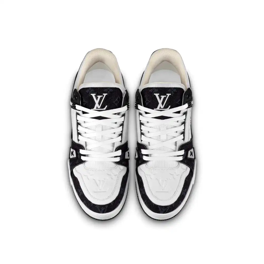 LOUIS VUITTON TRAINER WHITE BLACK