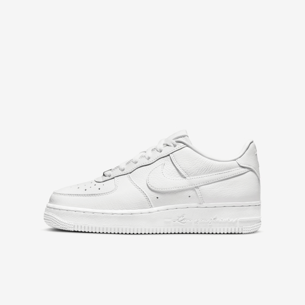 NOCTA X NIKE AIR FORCE 1 LOW GS WHITE