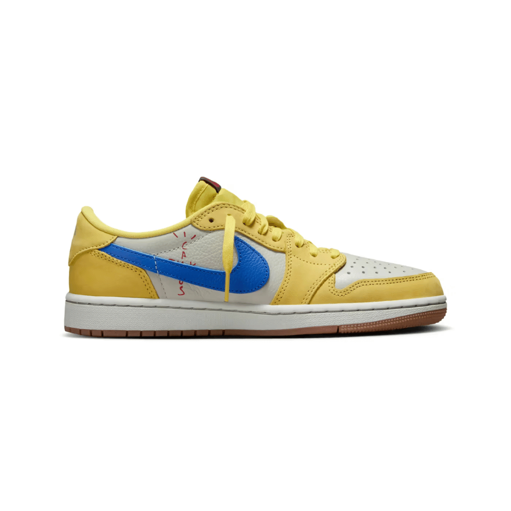 TRAVIS SCOTT X AIR JORDAN 1 RETRO LOW CANARY