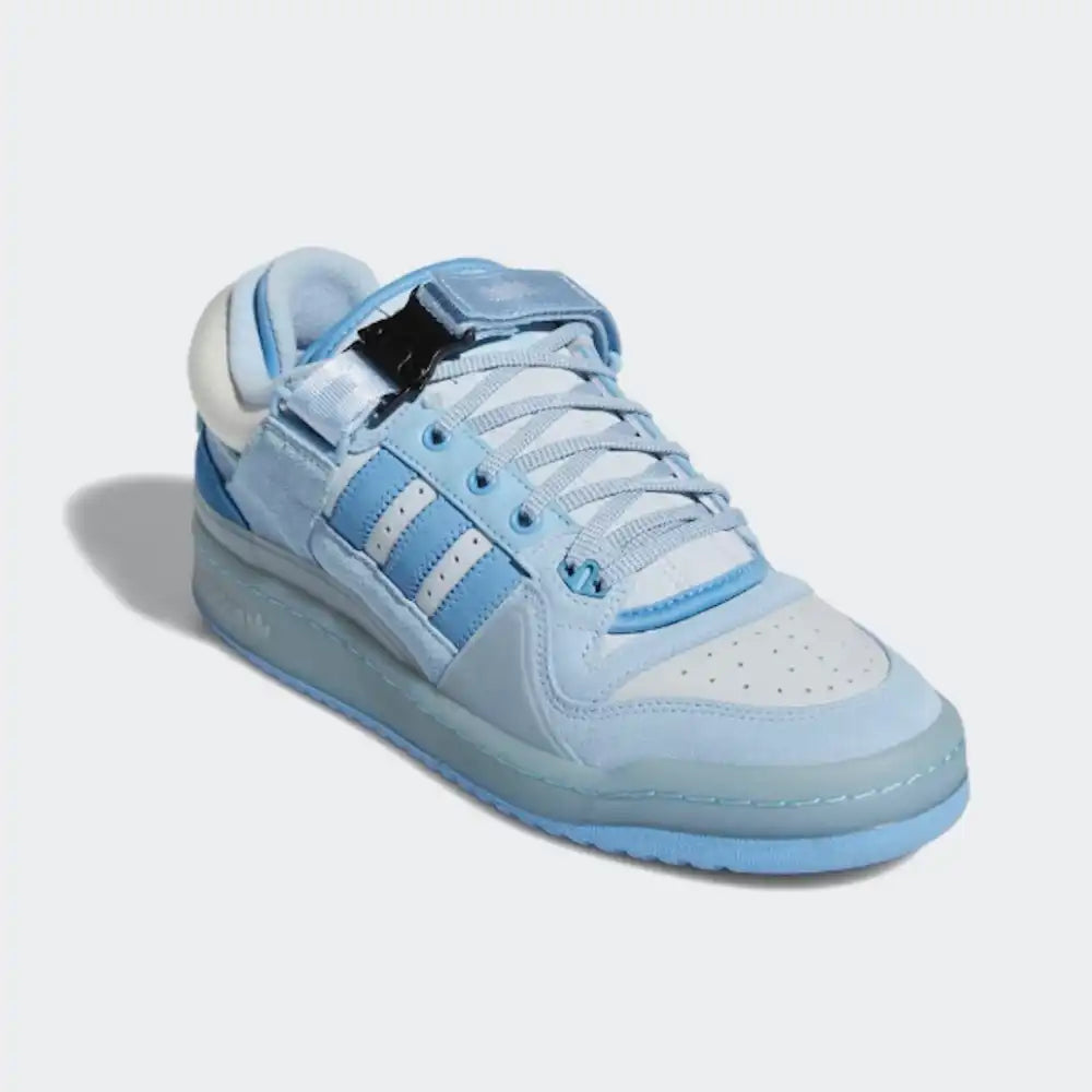 BAD BUNNY X ADIDAS FORUM BUCKLE LOW BLUE TINT