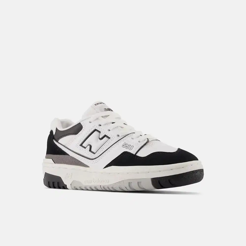 NEW BALANCE 550 GS WHITE BLACK RAIN CLOUD