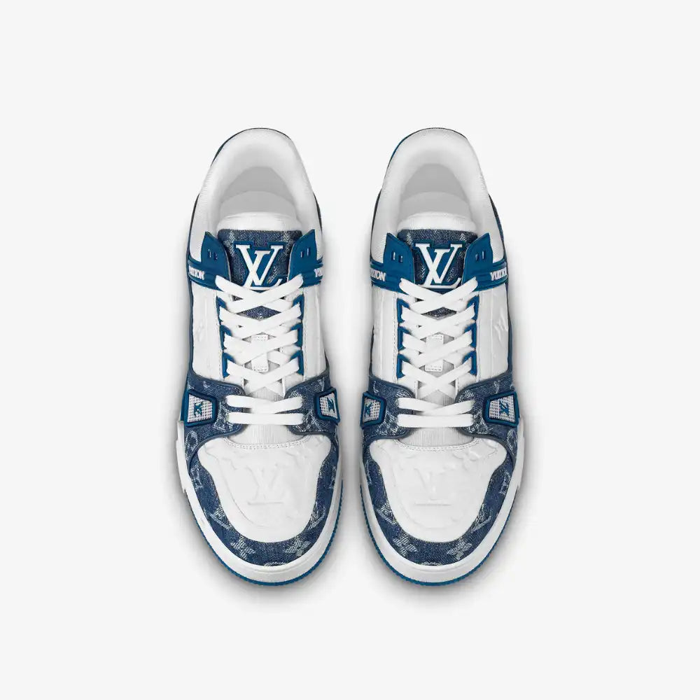 LOUIS VUITTON MONOGRAM DENIM WHITE BLUE