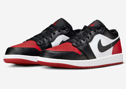 AIR JORDAN 1 LOW BRED TOE