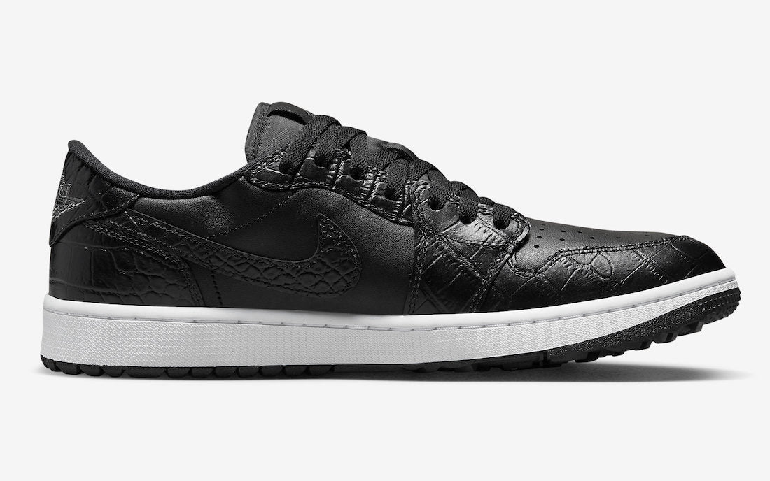 AIR JORDAN 1 LOW GOLF BLACK CROC