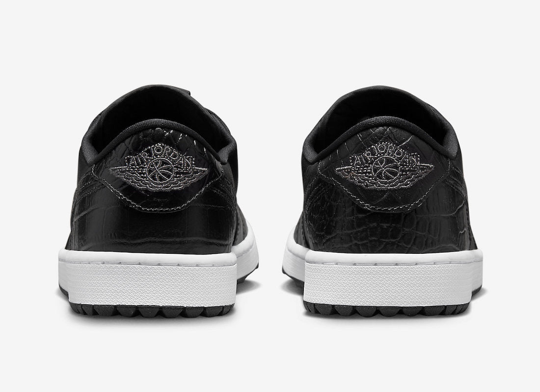 AIR JORDAN 1 LOW GOLF BLACK CROC