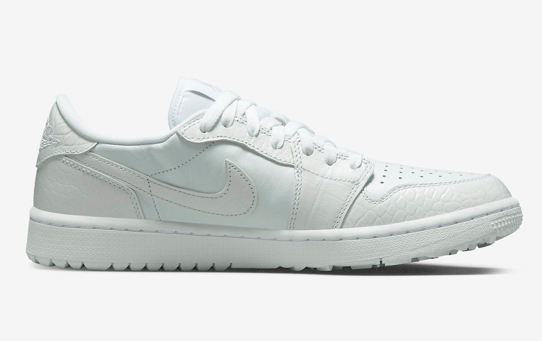 AIR JORDAN 1 LOW GOLF WHITE CROC