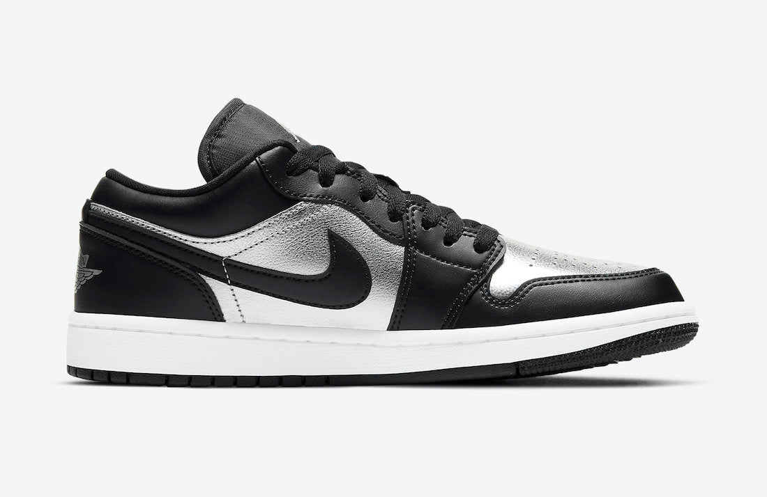 AIR JORDAN 1 LOW SILVER TOE