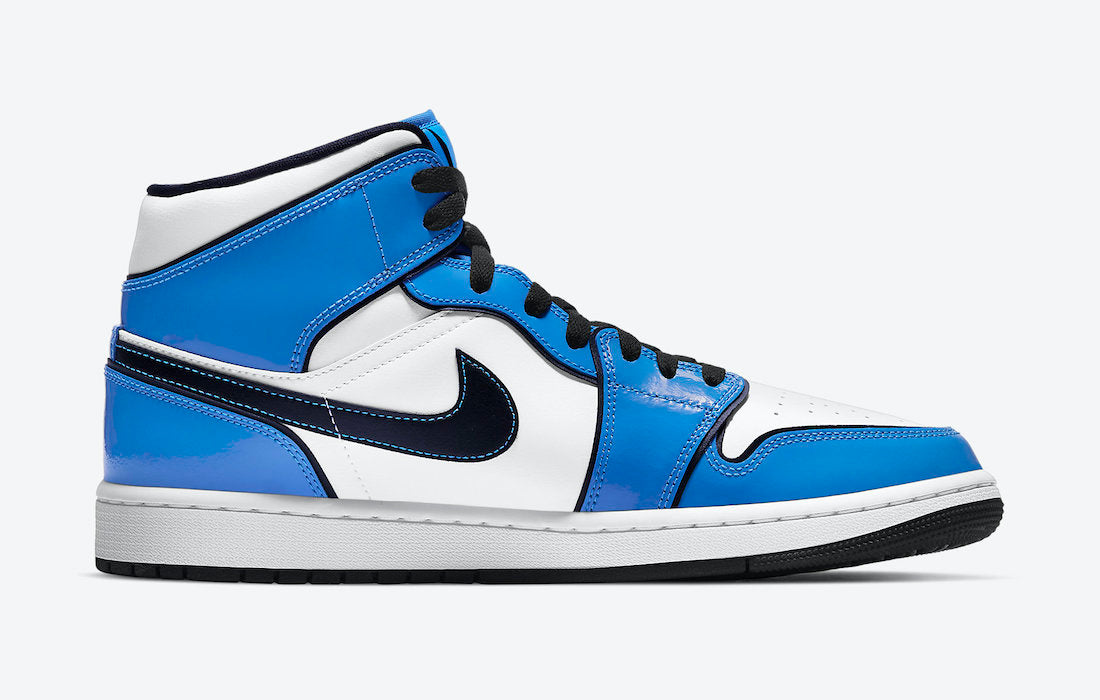 AIR JORDAN 1 MID SIGNAL BLUE