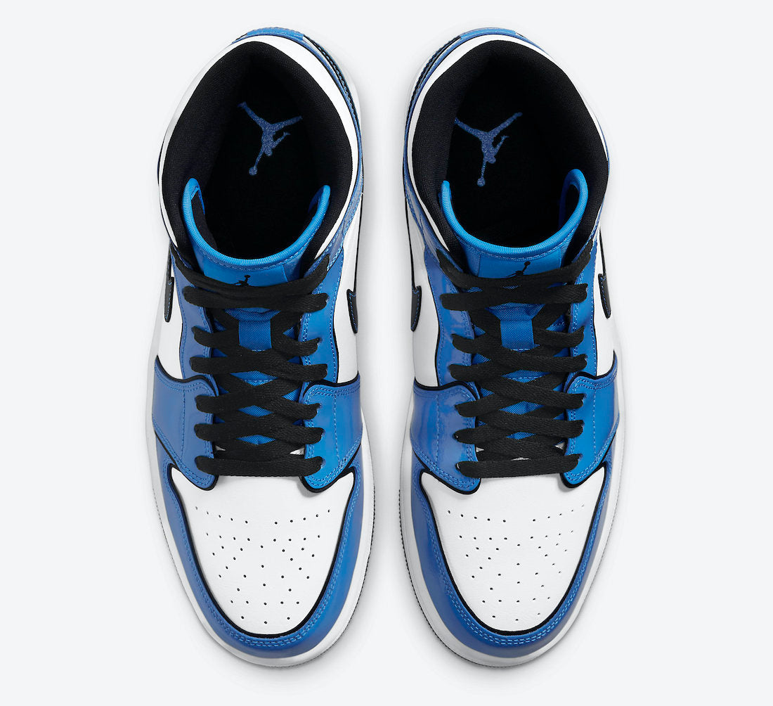 AIR JORDAN 1 MID SIGNAL BLUE