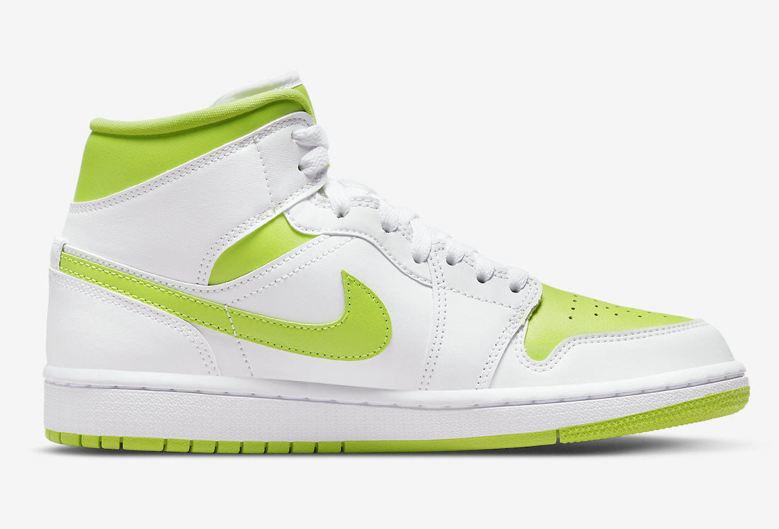 AIR JORDAN 1 MID WHITE LIME