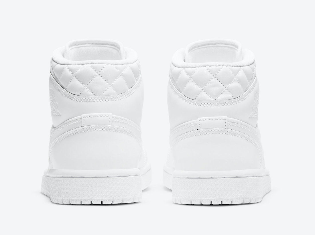 AIR JORDAN 1 MID QUILTED WHITE