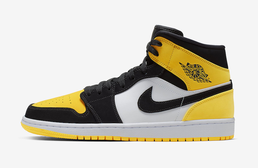 AIR JORDAN 1 MID SE YELLOW TOE