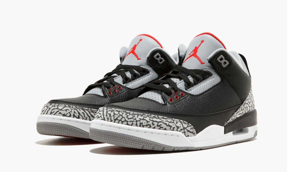 AIR JORDAN 3 BLACK CEMENT