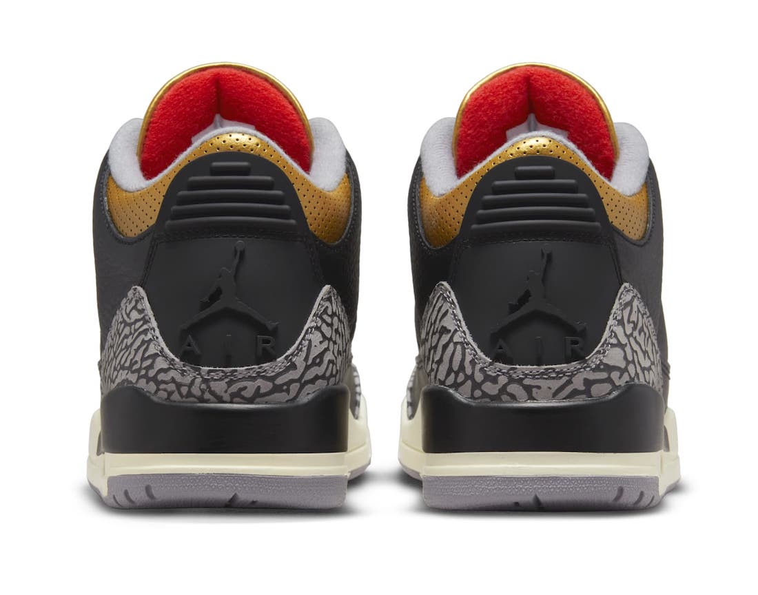 AIR JORDAN 3 BLACK GOLD