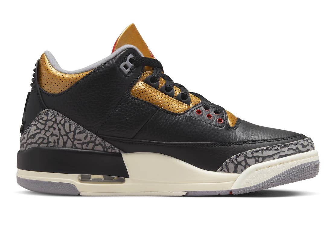 AIR JORDAN 3 BLACK GOLD