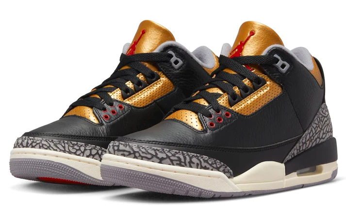 AIR JORDAN 3 BLACK GOLD