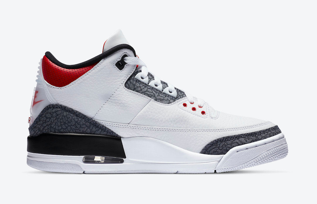 AIR JORDAN 3 DENIM FIRE RED