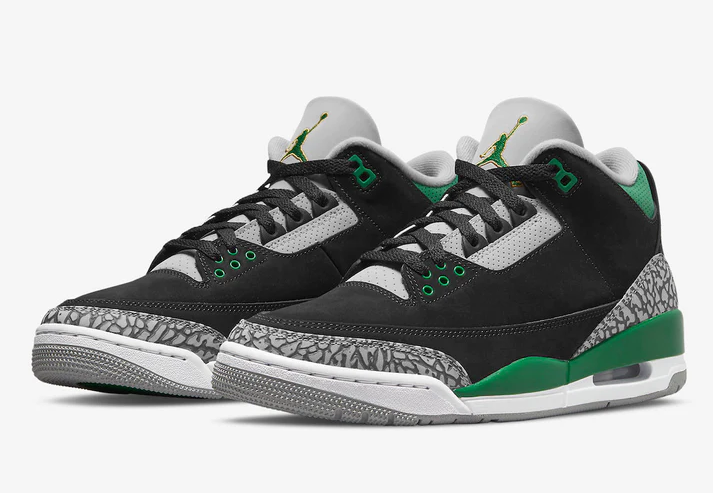 AIR JORDAN 3 PINE GREEN