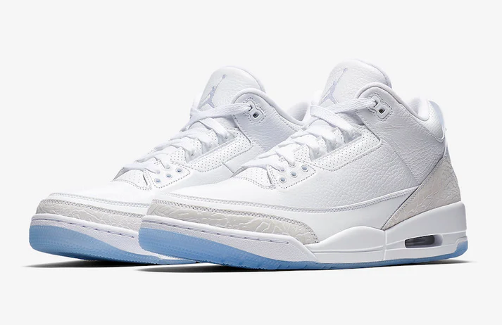 AIR JORDAN 3 PURE WHITE