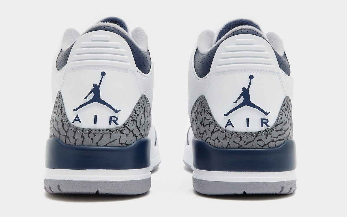 AIR JORDAN 3 WHITE NAVY