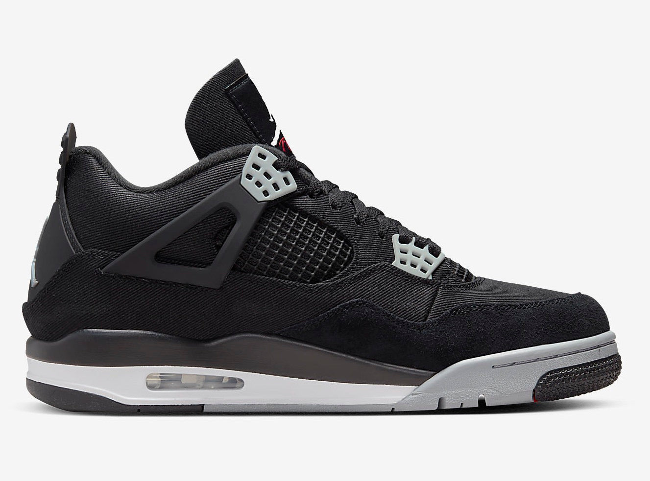 AIR JORDAN 4 BLACK CANVAS