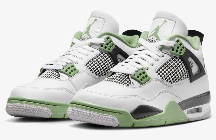 AIR JORDAN 4 SEAFOAM OIL GREEN