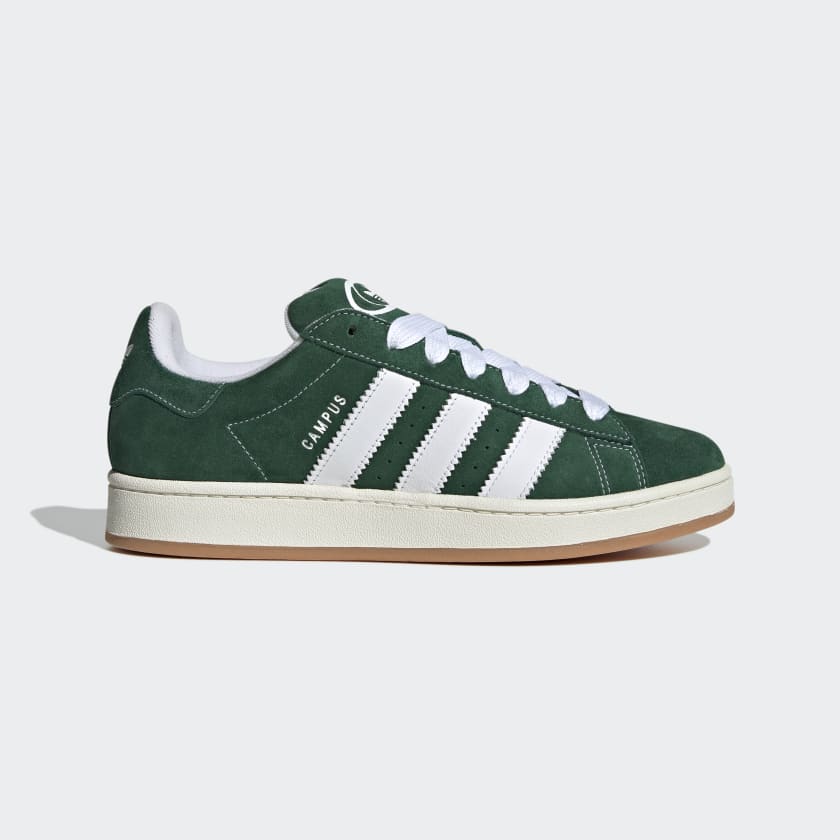 ADIDAS CAMPUS 00s DARK GREEN CLOUD WHITE