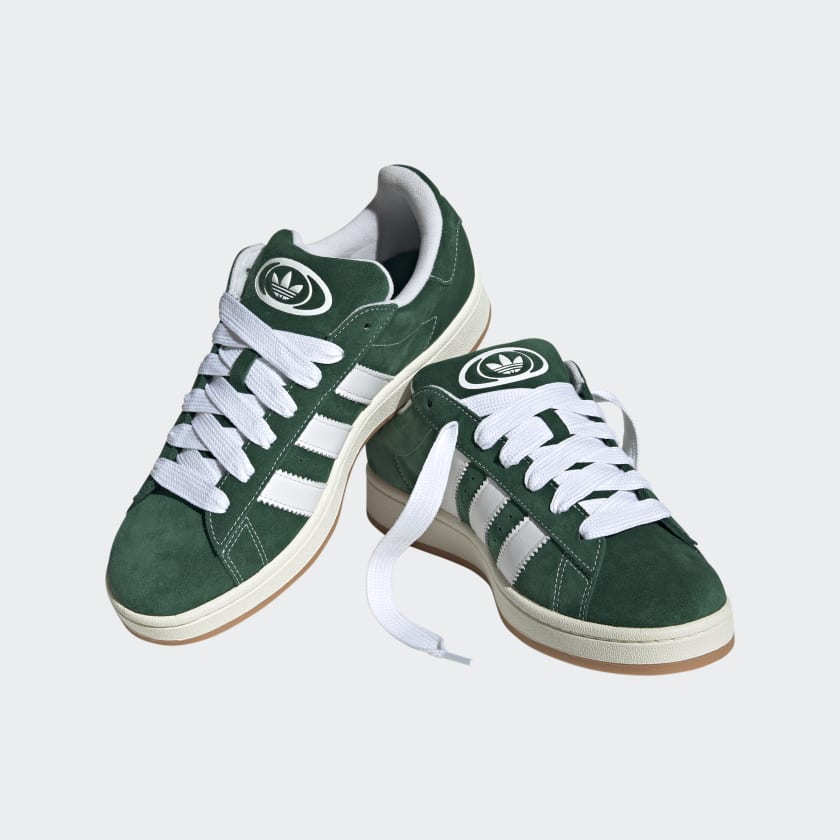 ADIDAS CAMPUS 00s DARK GREEN CLOUD WHITE