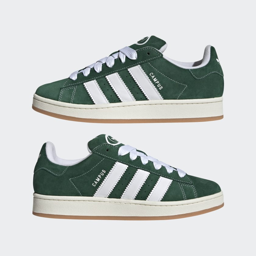 ADIDAS CAMPUS 00s DARK GREEN CLOUD WHITE