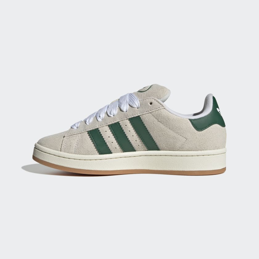 ADIDAS CAMPUS 00s CRYSTAL WHITE DARK GREEN