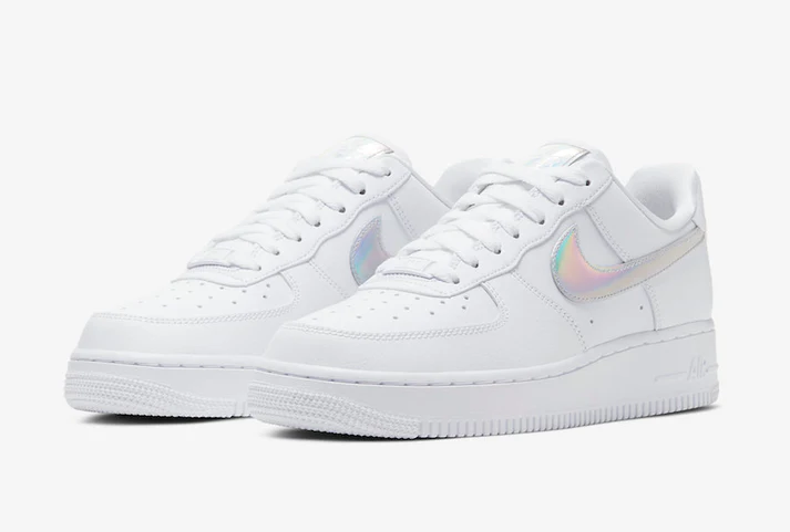 NIKE AIR FORCE 1 IRIDESCENT WHITE