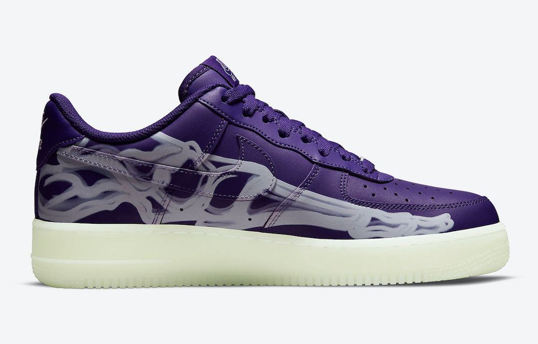 NIKE AIR FORCE 1 PURPLE SKELETON