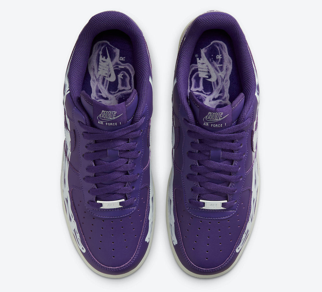 NIKE AIR FORCE 1 PURPLE SKELETON