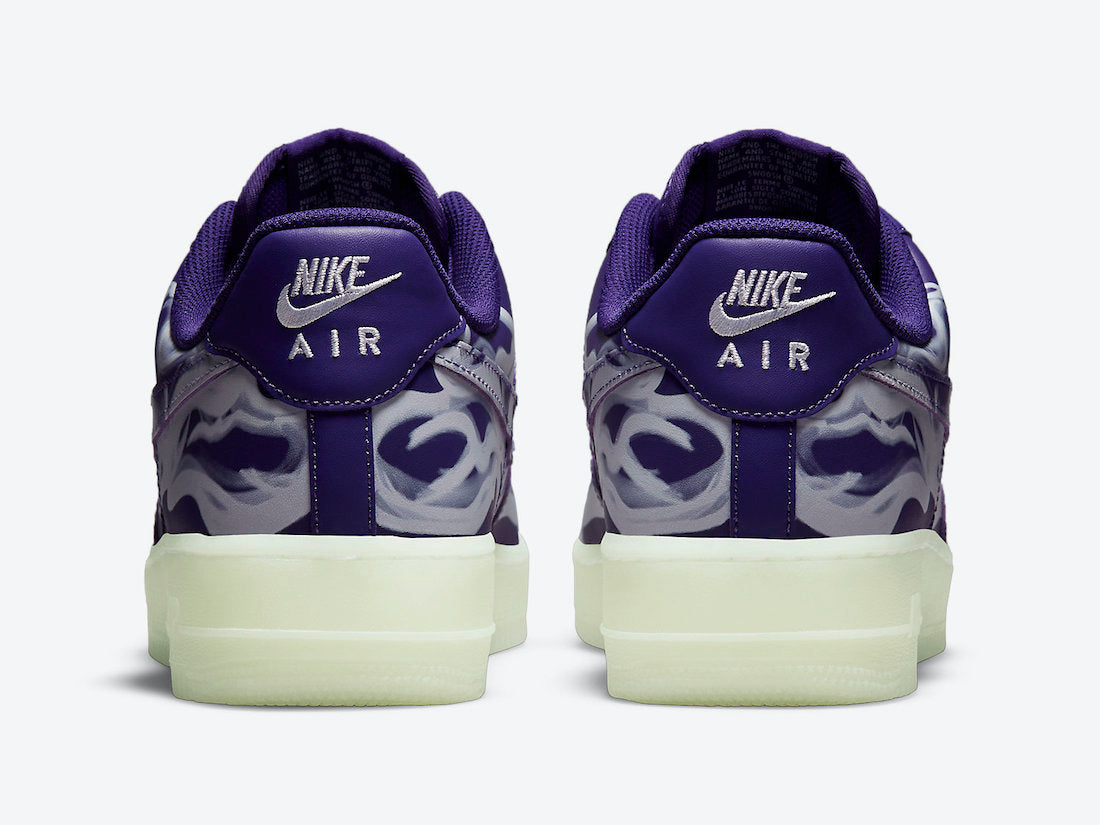 NIKE AIR FORCE 1 PURPLE SKELETON