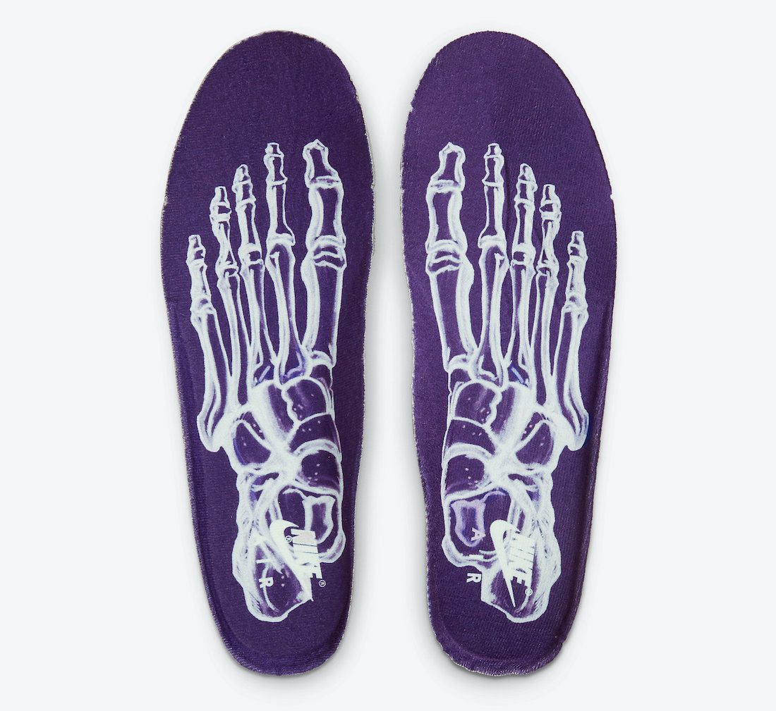 NIKE AIR FORCE 1 PURPLE SKELETON