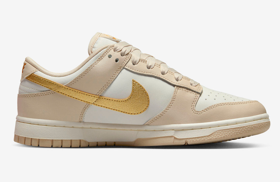 NIKE DUNK LOW PHANTOM METALLIC GOLD