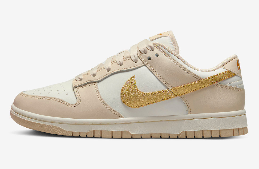 NIKE DUNK LOW PHANTOM METALLIC GOLD