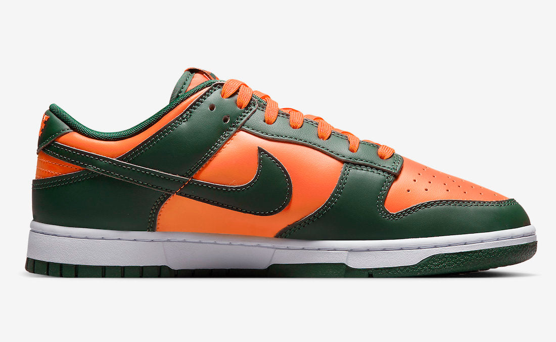 NIKE DUNK LOW MIAMI HURRICANES