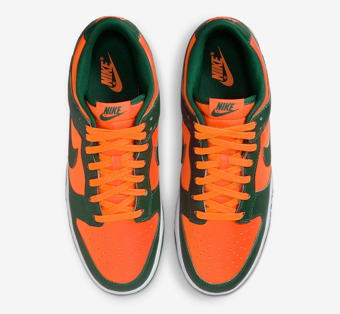 NIKE DUNK LOW MIAMI HURRICANES