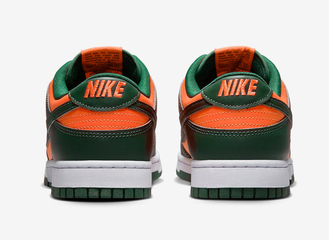 NIKE DUNK LOW MIAMI HURRICANES