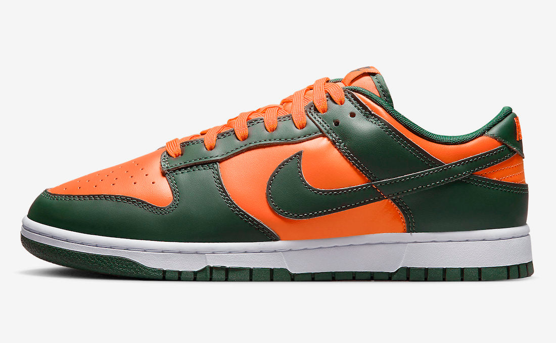 NIKE DUNK LOW MIAMI HURRICANES