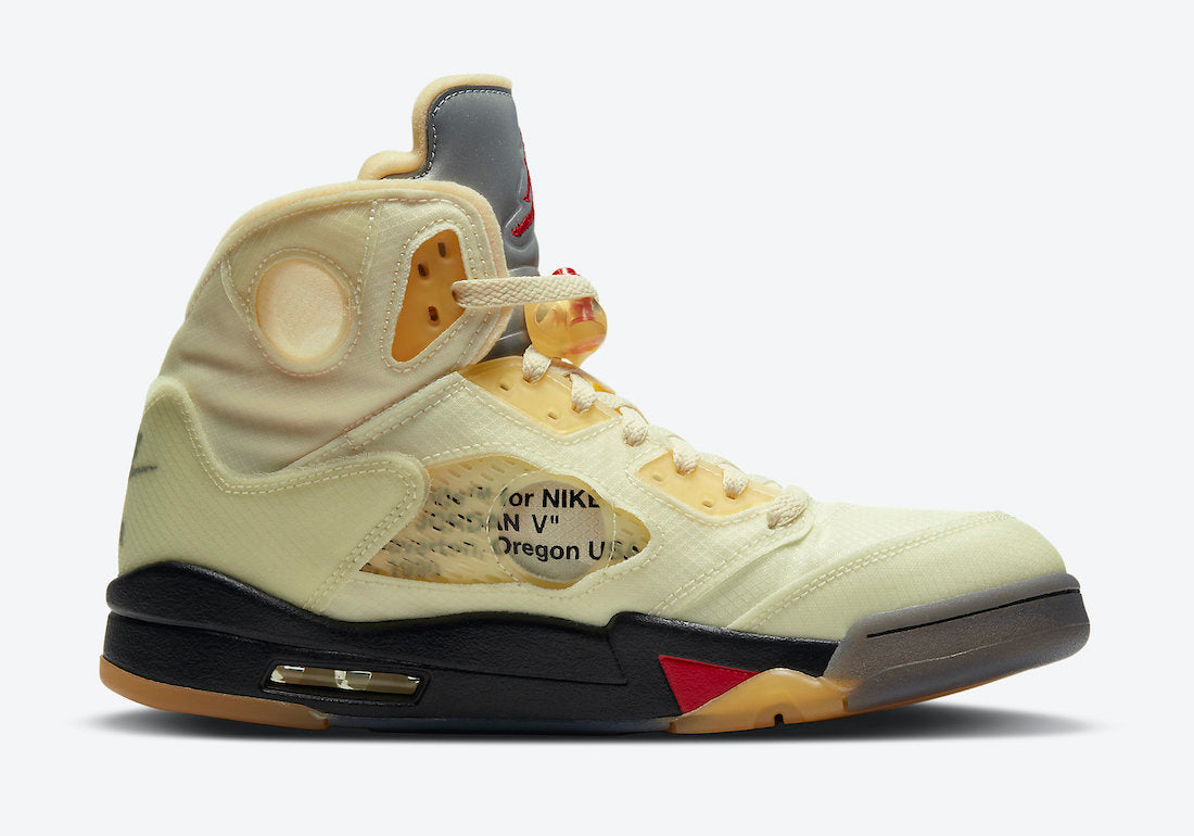 OFF-WHITE X AIR JORDAN 5 SAIL