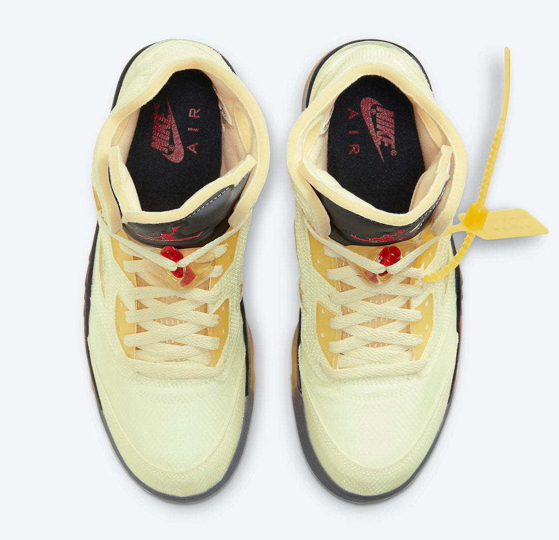 OFF-WHITE X AIR JORDAN 5 SAIL