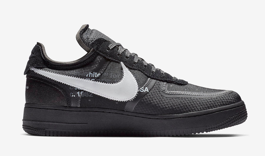 OFF WHITE X NIKE AIR FORCE 1 LOW BLACK WHITE