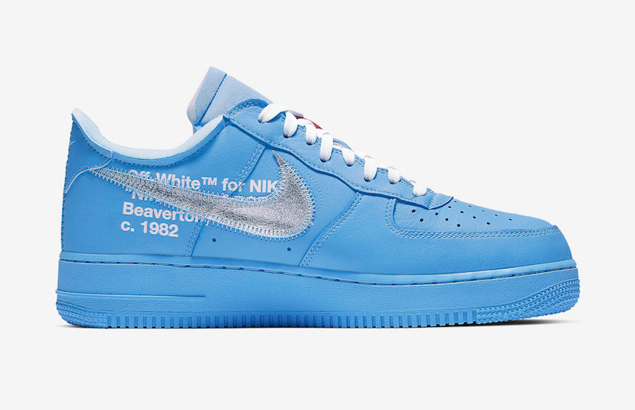 OFF-WHITE X NIKE AIR FORCE UNIVERSITY BLUE